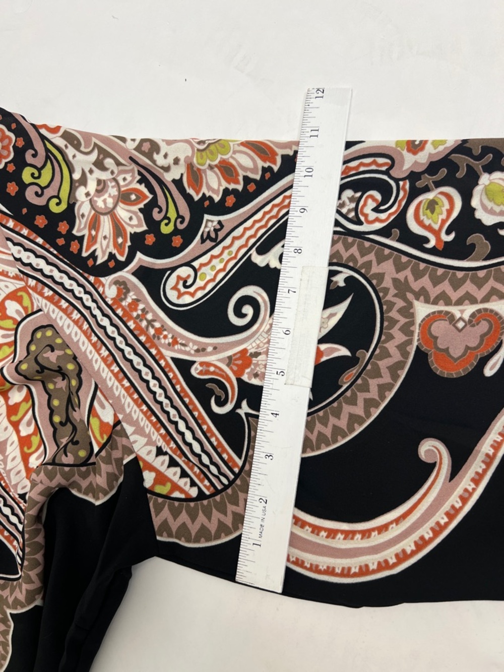 Belle by Kim Gravel Blouse Black, Pink, Lime & Orange Floral Print Boho Size 3X - Picture 14 of 14